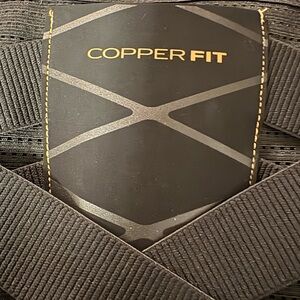 Copper Fit Black Compression Back Support NWOT Size Small/Medium